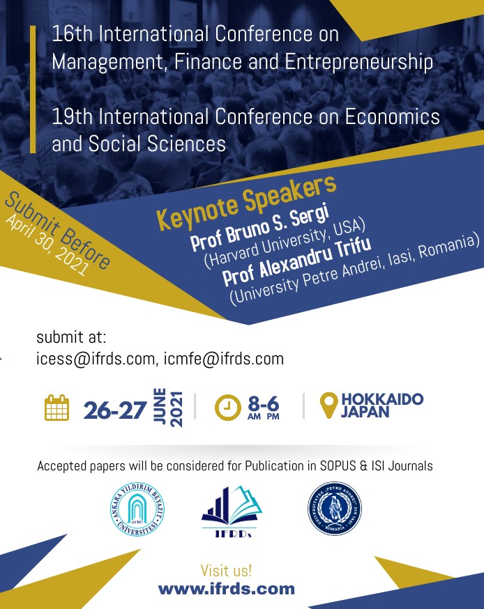 19th International Conference on Economics and Social Sciences